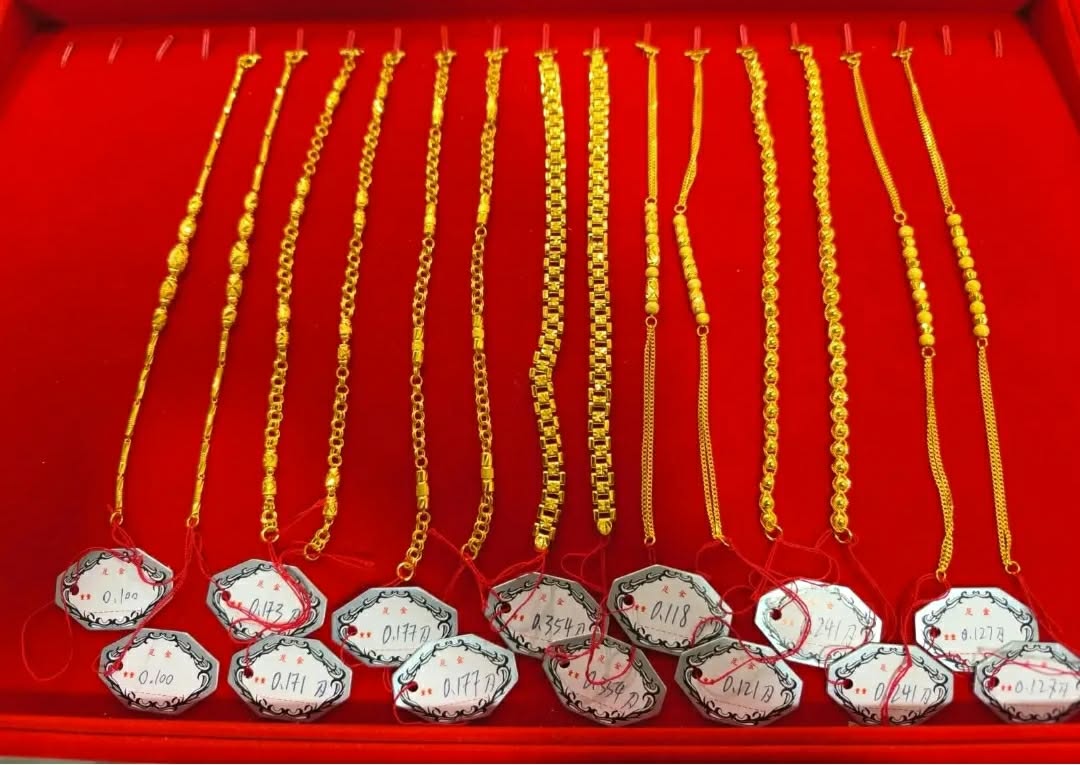 售賣各類金飾飾品